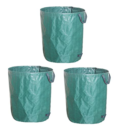 ガーデンバッグ ガーデンバケツ 収穫袋 収穫バッグ 収草袋 自立式 折り畳み 収納ホルダーバッグ リーフバッグ 再利用可能 廃棄物 おもちや 庭 戸外 木の葉 落ち葉入れ 集草 容器 大容量 直径67cm、高さ84cmの3枚