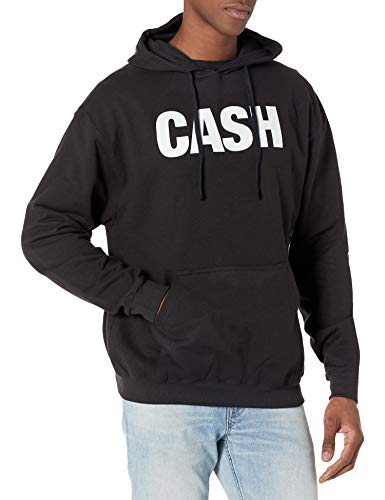 Sweat à capuche Johnny Cash délavé contre le style fade