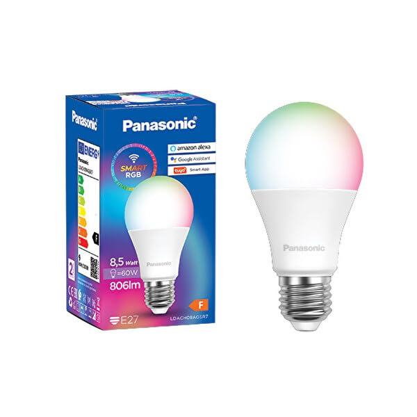 PANASONIC LED SMART BT WIFI RGB E27 LAMP 9W