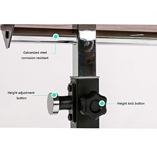 Plateau de support d'ordinateur de jeu noir réglable WENJUN, meuble compact pliable
