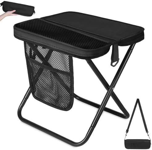 Tabouret Pliant Portable pour Camping,Siège de Pêche Tabouret Pli...