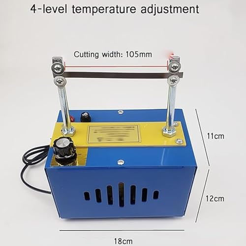 Manual Heat Cutter, Webbing Heat Cutter, Four-Speed Temperature Adjustable Electric Rope Cutter, Label Ironing Machine