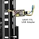APKLVSR 3 Stück UART-TTL USB Adapter mit CH340G Konverter für 3.3V und 5V mit Jumperkabel RS232 zu TTL USB Adapter für Arduino