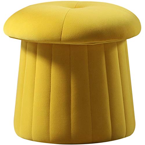 HJZZQH Ottomans : tabouret rembourré en forme de champignon créatif