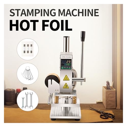 Machine bronzage cuir et presse gaufrage logo pour impression papier PVC 10x13 - 6