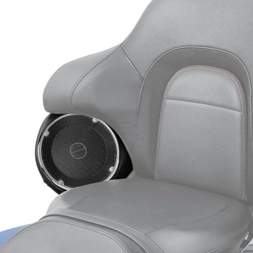 TCMT Backrest 6.5" Trunk Rear Speaker Fits for Harley 2014-2023 Touring Electra Glide Street Glide Road Glide Ultra Limited Tri Glide Pack - Thumbnail 2