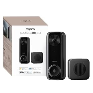 Aqara Doorbell Camera G400 with Chime, Wired/PoE, HomeKit Secure Video, IP65