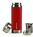 Produktbild YOKO DESIGN 1405 Teekanne Thermoskanne Edelstahl rot 20 x 6 x 6 cm