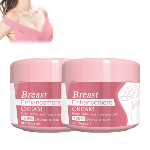 2PC Crème Raffermissante & Volumatrice Poitrine, Lotion Hydratante Quotidienne pour le Corps, Sculpting Cream, Massage de la Peau du Buste, Firming Breast, Augmenter l'élasticité de la peau