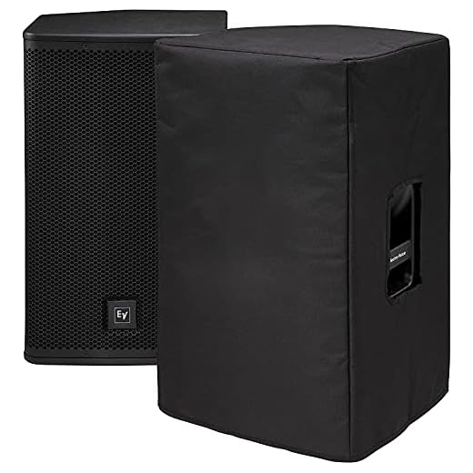 UCARE Electro-Voice - Funda acolchada para altavoces ZLX-15 y ZLX-12, altavoz de subwoofer de audio electrónico a prueba de polvo, tela Oxford duradera (cubierta ZLX-12)