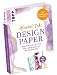 Design Paper DIN A6 Alcohol Ink: 75 Motivpapiere (DIN A6, 220 g/m²), in 25 Designs, 16 Seiten Handlettering-Grundkurs, Softcover