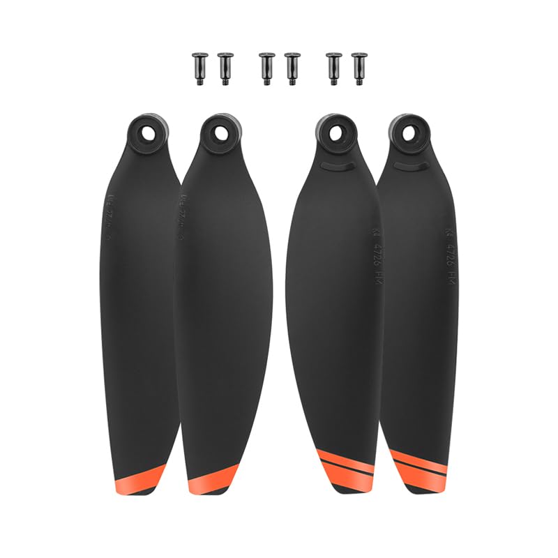24-Piece Mini 2 Propeller Replacement Low-Noise and Quick-Release Blades Compatible with DJI Mini 2 / Mini SE/Mini 2 SE/Mini 4K Drones, Orange