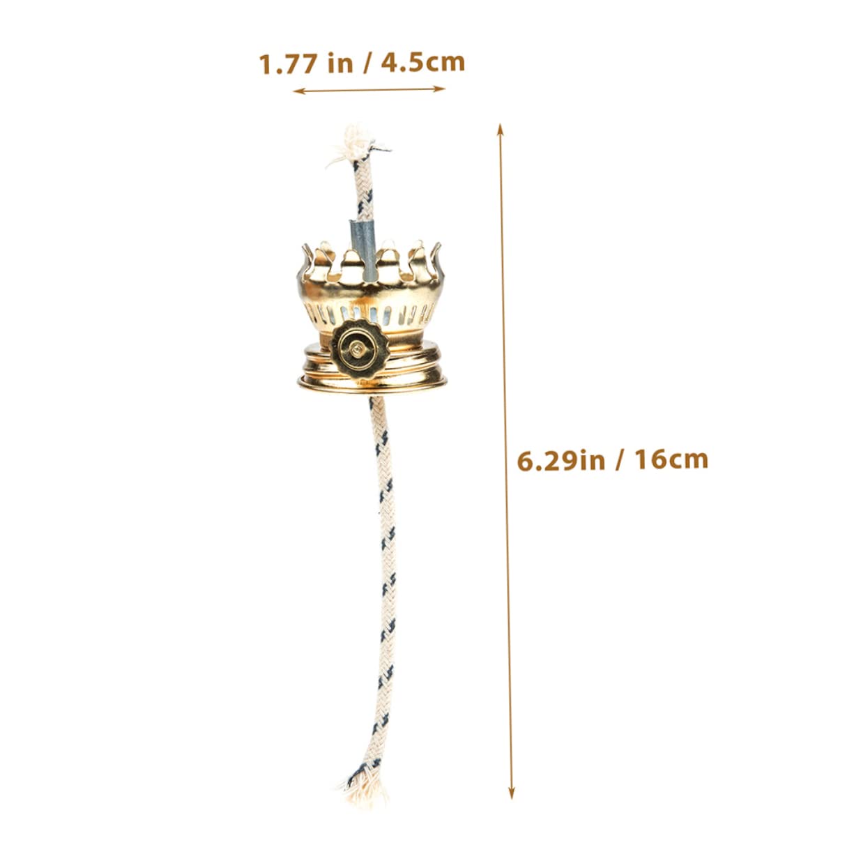 SOLUSTRE 4pcs Kerosene Lantern Parts Oil Lamp Wick Holder for Vintage Small Oil Lamps