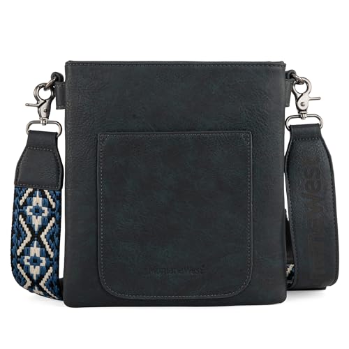 Image of Montana West Crossbody Bags for Women Multi Pocket Cross Body Bag Purses with Guitar Strap