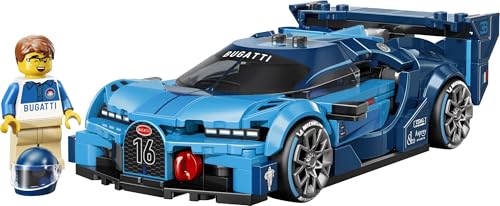 Image of LEGO Speed Champions Bugatti Vision Gran Turismo Hyper Sports Car Model Kit and Building Set 77253