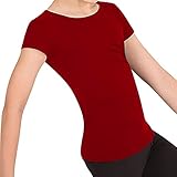 Ballet Dancewear Short Sleeve ?snug Fit? Pullover (B400)