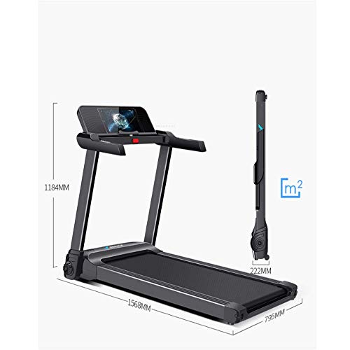 Image of Electric Motorised Treadmill Treadmill Folding Cardio Jogging Speed 16.0Km /H Walking Running Machine Adjustable Incline Fitness Exercise Fitness Workout