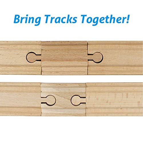 image for Conductor Carl Set of 8 Male-Male Female-Female Wooden Train Track Ada
