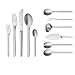 Produktbild WMF Evoque Besteckset 12 Personen, 66 teilig, 60 Teile mit Servierbesteck, Hohlheftmesser, Cromargan Protect mattiert, kratzbeständig, spülmaschinenfest