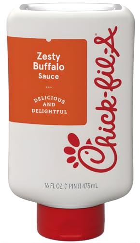 Chick-Fil-A Zesty Buffalo Sauce, Ready To Use, Medium Heat, 16Oz Bottle / 473Ml