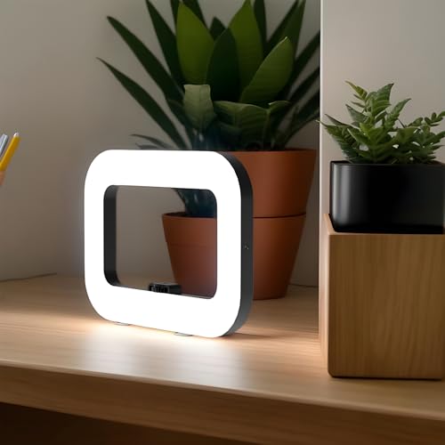 Luz de Anillo para fotografía, Luz de Anillo de teléfono - Estabilizador de la lámpara de Relleno de grabación de Video,Luz de Anillo Cuadrado de Selfie Anti-Shake para Maquillaje de Belleza, Estudio - imagen 7