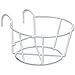 Amertac 5016W Flower Pot Holder, White