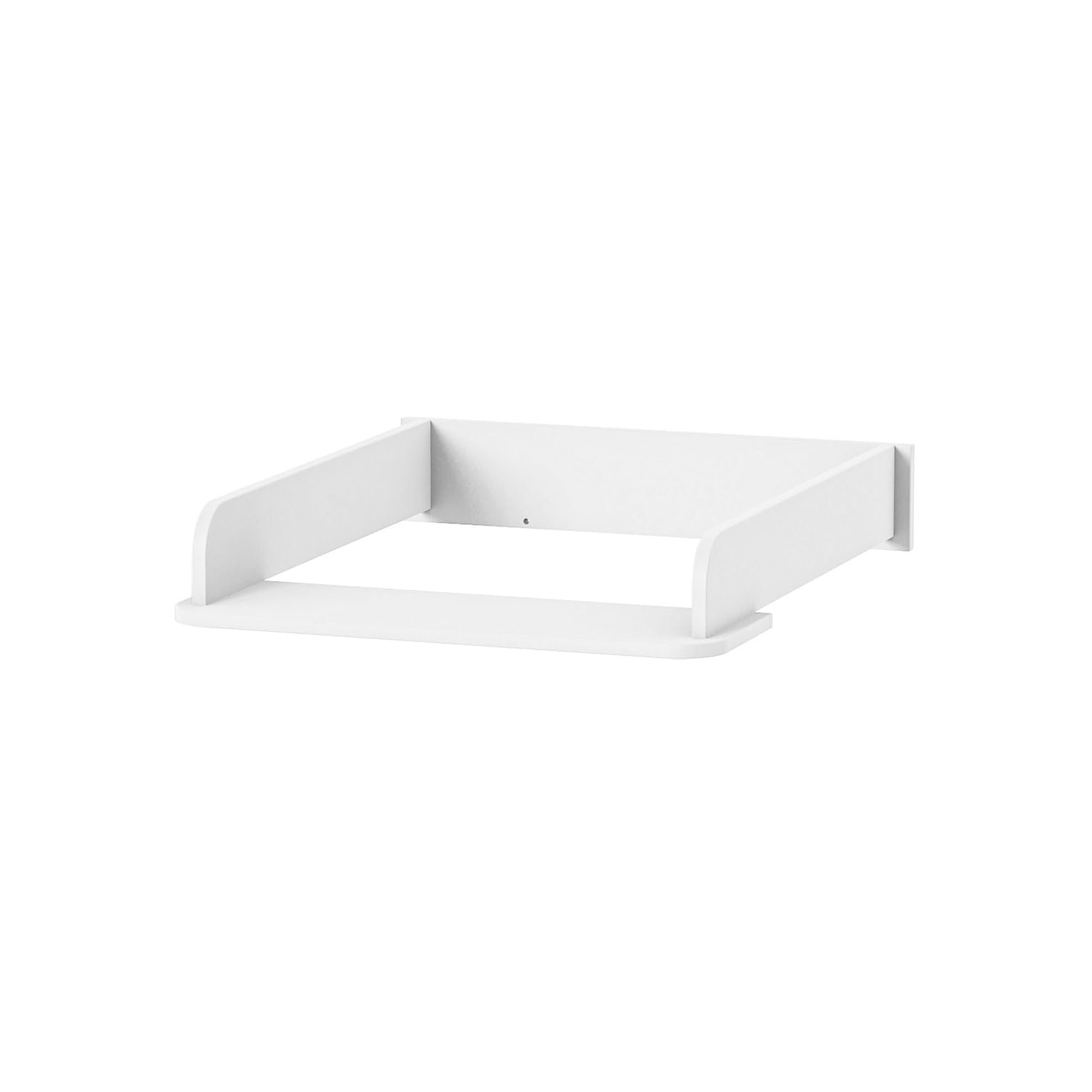 Veres Wickelaufsatz Abnehmbarer für die Kommode, schmaler (60 cm, rechts oder Links montierbar) (Weiß)