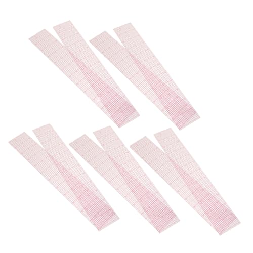 LIFKOME 10個服装打版尺 透明プラスチック製 定規 曲線対応柔軟性抜群 裁縫 パターン作成 キルティング用精密測定ツール