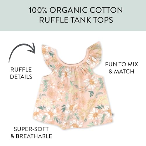 Image of HonestBaby Baby Multipack Short Sleeve T-Shirts 100% Organic Cotton Infant Baby, Toddler, Little Kid, Boy, Girl, Unisex