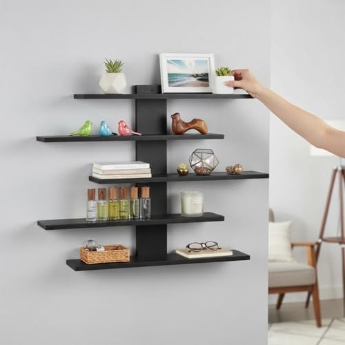 Support mural pour objets de collection avec finitions soignées durables