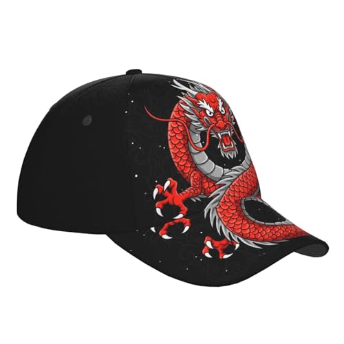Gorra de béisbol Cool Dragon ajustable unisex miniatura 3