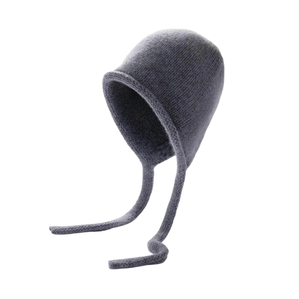 Bonnet en cachemire femme chaud bonnet d'hiver épais tricot