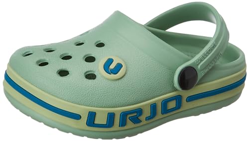 Image of URJO Streak Kid's Clogs /Sandals with Adjustable Back Strap Ultra Soft & Flexibility Anti Skid Comfortable Waterproof Daily Mules Clogs /Sandals Boy's & Girl's