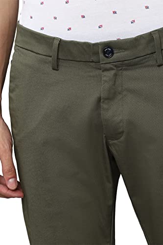 Image of Allen Solly Men's Mid Rise Slim Casual Pants