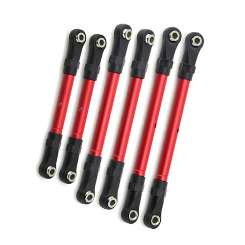 Bielle RC pour Slash 4WD et Hoss, tiges de traction réglables avant arrière rouges