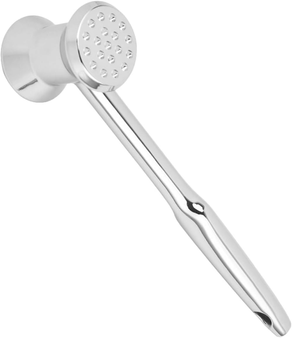 SEWACC Meat Tenderizer Hammer Metal Mallet Zinc Alloy Cooking Tool for Beef Pork Steak Kitchen Use