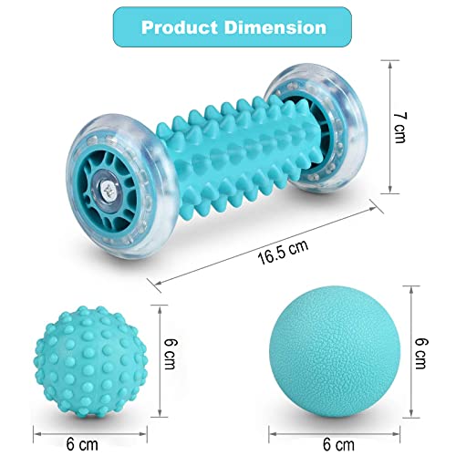 Legezon Fußmassage Akupressur fussmassage Fußmassagegerät Fußmassage Roller-Muskel Roller & Bälle Set, Innovativer Fußmassageroller Fuß Igelball zur Linderung von Muskelkater - Image 4