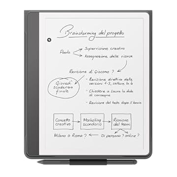 Nuova custodia per Amazon Kindle Scribe, con apertura a libro e aggancio magnetico, elegante custodia protettiva | In pelle di qualità premium