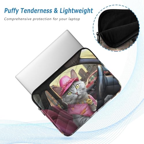 Funda para laptop 13-14 pulgadas con diseño de gatito miniatura 5