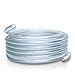 Alpine Corporation 100 Ft. Braided PVC Tubing with 1/4" Inside Diameter for Ponds and Fountains, Clear