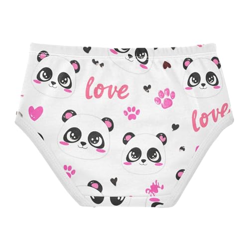 Toddlers Underwear Floral 2t Cotton Panties Little Girl Bright Kids Undies Briefs Cute Cartoon Pandas Love2