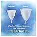 Tampax Menstrual Cup Regular Flow with Carrying Case, Tampon Alternative for Period, Reusable, 12 Hours of Flexible Comfort-fit Protection with Free Always Thin Liners