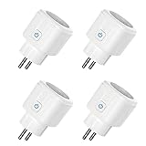 【Application Remote Control】 Le socket Alexa peut être contrôlé par l'application Smart Life ou l'application Tuya Smart Life, qui peut être téléchargée à partir de la boutique téléphonique -app ou scanné le code QR dans le manuel d'utilisation. Avec votre téléphone et votre prise intelligente, vous pouvez supprimer vos appareils intelligents nationaux où vous voulez, une surveillance à distance et une taxe. N'ayez pas peur d'éliminer votre climatisation lorsque vous sortez.