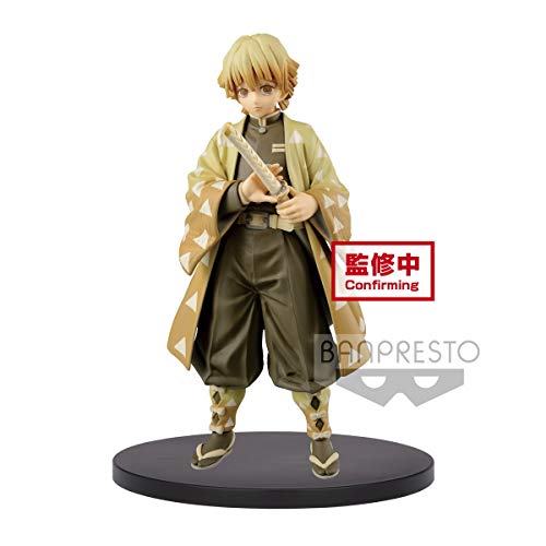 New Deal Banpresto Demon Slayer - Kimetsu No Yaiba Figure Vol.4 (A: Zenitsu Agatsuma), Multicolor