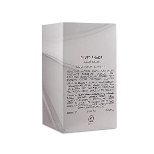 AJMAL Silver Shade Edp Citrus Woody Liquid Perfume 100Ml For Men And Desert Rose Edp Floral Oriental Perfume 100Ml For Women Free - Image 4