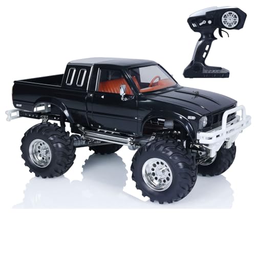 Image of 1 /10 4 * 4 Hg RC Pickup Truck Rally Car Series Car Racing Crawler 2.4G RTR Black for Adult Hobby