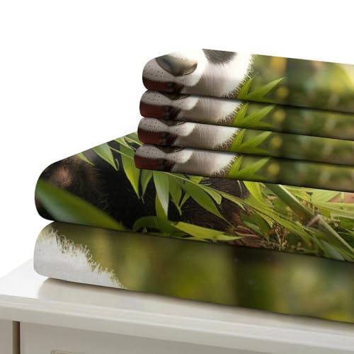 Housse de couette panda 3D 3 pièces contre la chaleur nocturne - 6