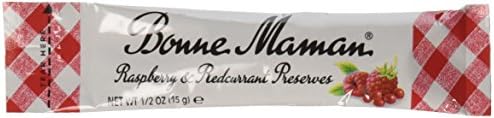 Bonne Maman Raspberry Mix Preserve Packets - 0.5 oz x 100 pcs - Kosher