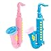 UKCOCO 2 PCS Saxophone Giocattoli Plastica Sassofono Modello Giocattoli per Bambini Strumento Musicale Bambini Che Soffia Giocattoli per I Concerti Forniture per Feste Colori Casuali