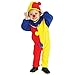 GIFT TOWER 3er Clown Kostüm Kind Halloween Faschingkostüme Kinder Jungen Cosplay Mädchen Karnevalskostüm Jumpsuit Zirkus kostüm kinder Mehrfarbig S/Länge 90cm